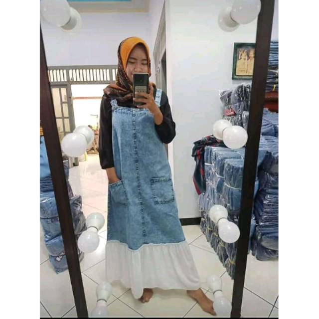 Overall jeans tutu