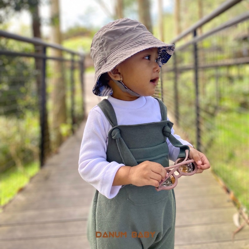 DANUM BABY - SULIGAR OVERALL WAFFLE SERIES (Overall Bayi dan Anak) - Earth Tone Series