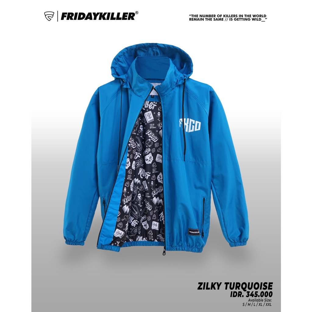 JAKET FRIDAY KILLER | ZILKY TURQUOISE