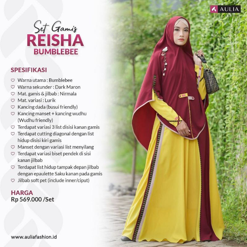 aulia fashion set Reisha bumblebee