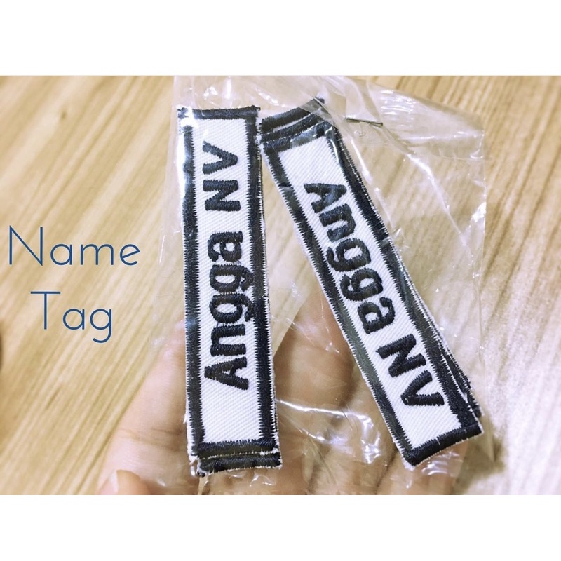 Fawn’G Handmade - Bordir Custom Nama Dada / Name Tag Seragam / Patch Nama