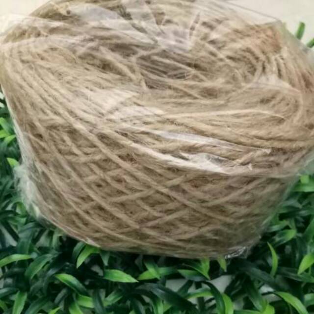 

Tali rami/ tali goni 1 roll (100 meter) 3 ply 3 mm /tali undangan/seserahan rustic/backdrop/dekorasi