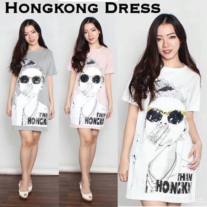 Baju Atasan Wanita HONGKONG DRESS rok panjang