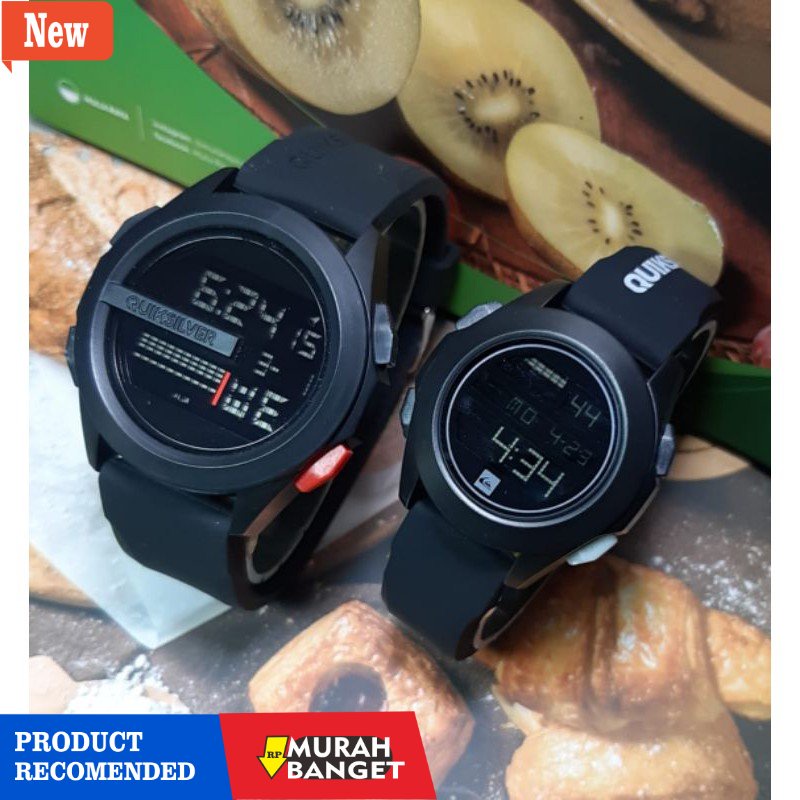 Jam tangan couple terbaik- jam tangan sport QUIKSILVER Couple cowok cewek COD