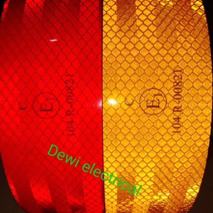 

Sticker Reflektor Tape Pemantul Cahaya Kode E1 Uji Kir Standar Dishub