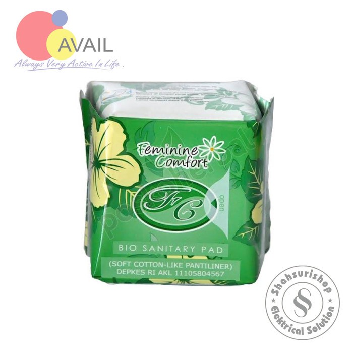 AVAIL PEMBALUT HERBAL PANTYLINER HIJAU PERBUNGKUS