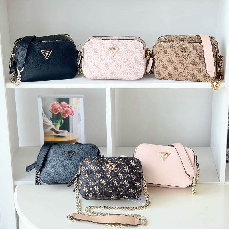 PROMO SALE Tas Guess selempang sling bag pink hitam coklat