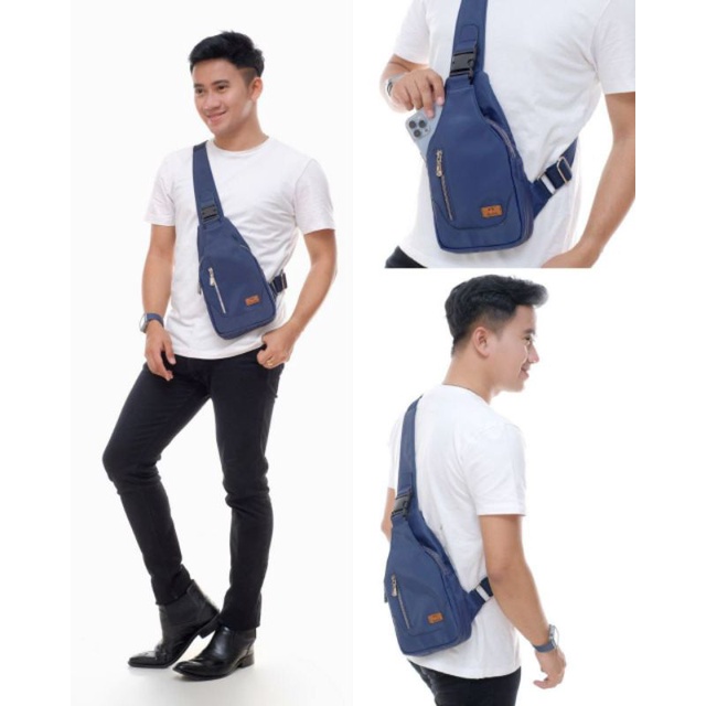 WAISTBAG KEENAN BY BIRU TSABITA / waistbag cowok terbaru