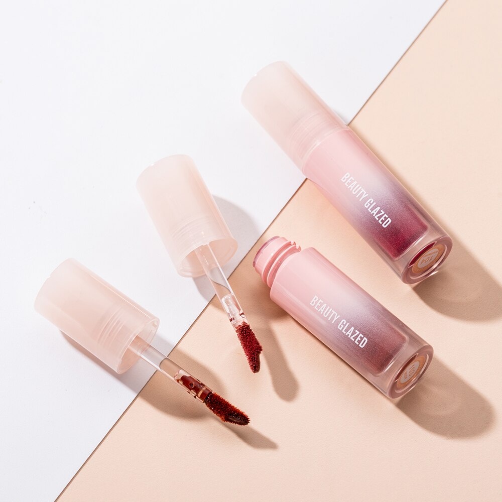 Beauty Glazed Lip Glaze Water Sensitive Soft Fog Lip Gloss Beauty Glazed Lip Tint Beauty Glazed Lipstick Beauty Glazed Lipstik Beauty Glazed