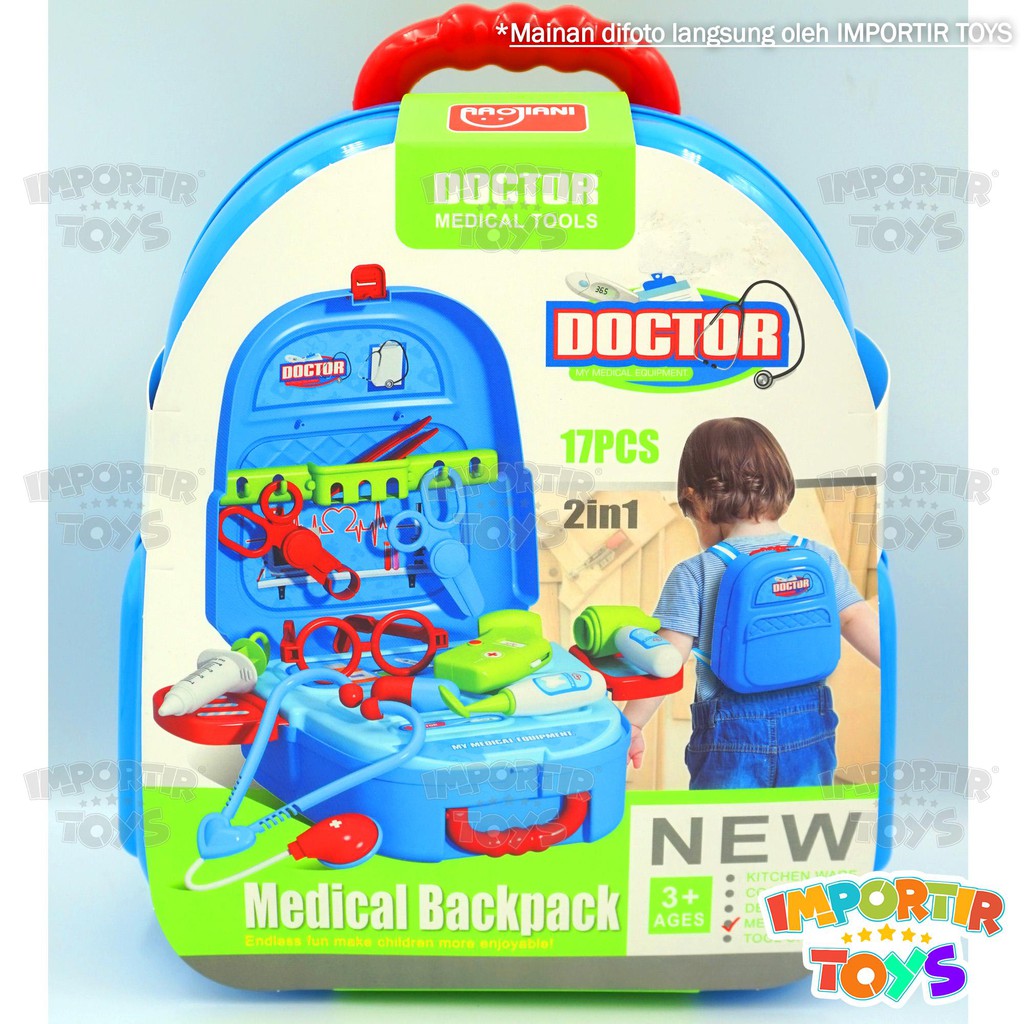 Mainan TAS Dokter FULL ALAT dan SET IMPORT dan SNI!