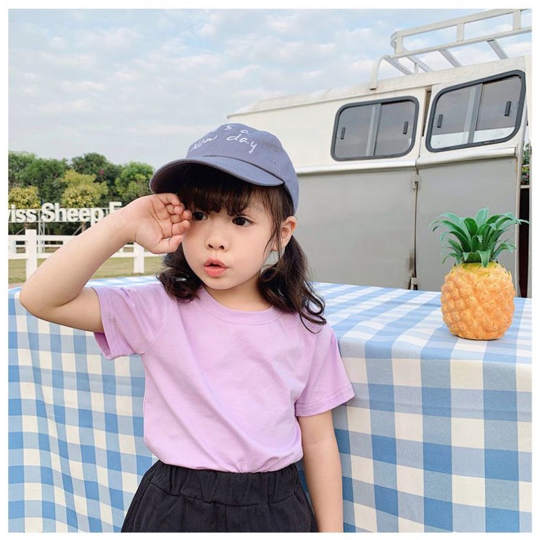 KAOS ANAK POLOS LEHER BULAT CEWEK COWOK/KAOS ANAK OKIDS 2-5TAHUN