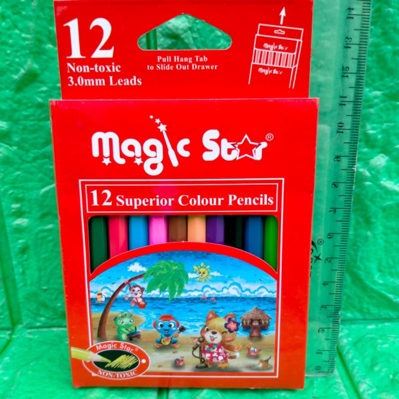 

PENSIL WARNA PENDEK 12 WARNA 12 COLOUR PENCIL MURAH