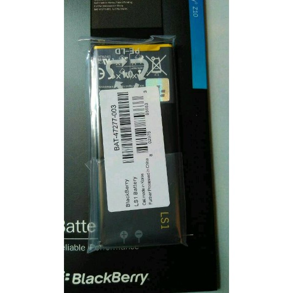 Battery Baterai BB BLACKBERRY Z10 LS1 LS-1 LS 1 ORIGINAL Asli RIM Batre Batrei BB Baterai Z10 TAM