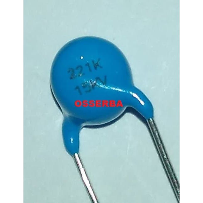 Order Langsung kapasitor 220pf 15kv 221k 221 15000v Kapasitor Tegangan Tinggi Limited