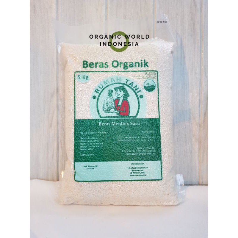 Jual Beras Organik 5kg Rumah Tani All Variants Shopee Indonesia