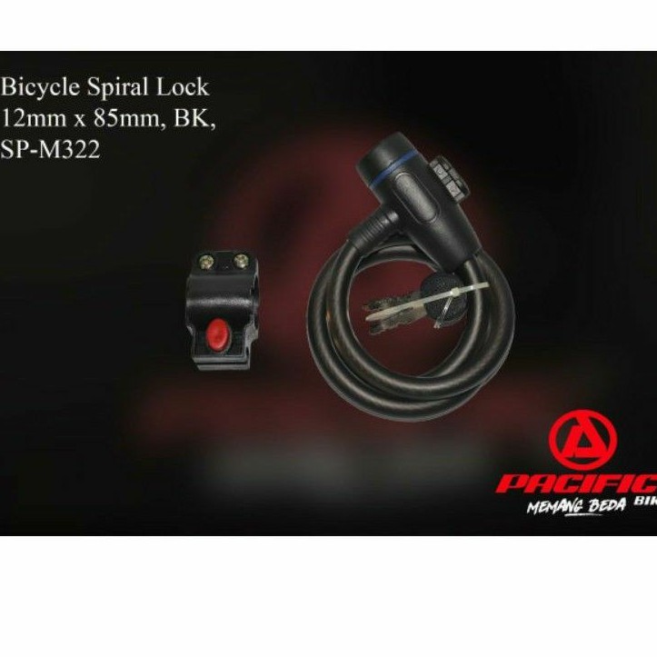 Kunci Sepeda/ kunci spiral Pacific