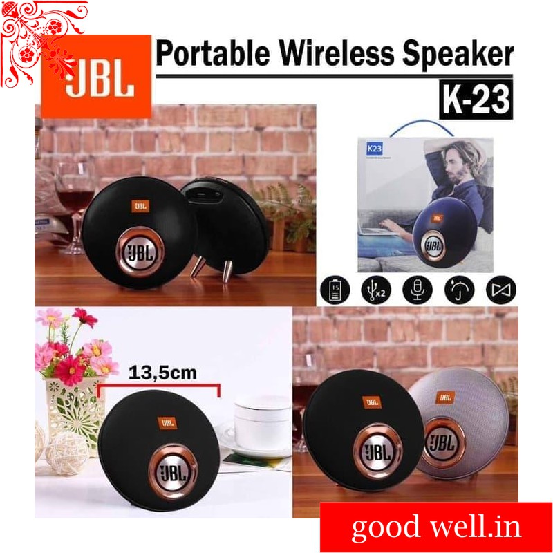 SPEAKER BLUETOOTH JBL K23 PORTABLE WIRELESS SPIKER
