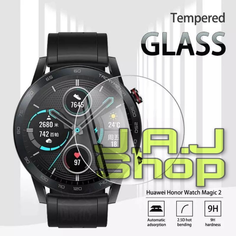 ANTI GORES KACA TEMPERED GLASS WATCH SCREEN GUARD HONOR MAGIC WATCH 2 46MM PELINDUNG LAYAR JAM