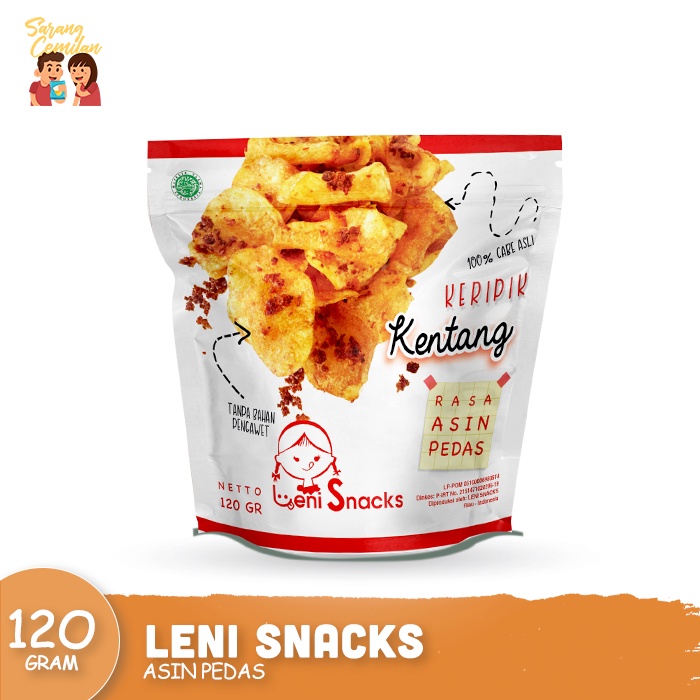 

Leni Snacks - Keripik Kentang rasa Asin Pedas