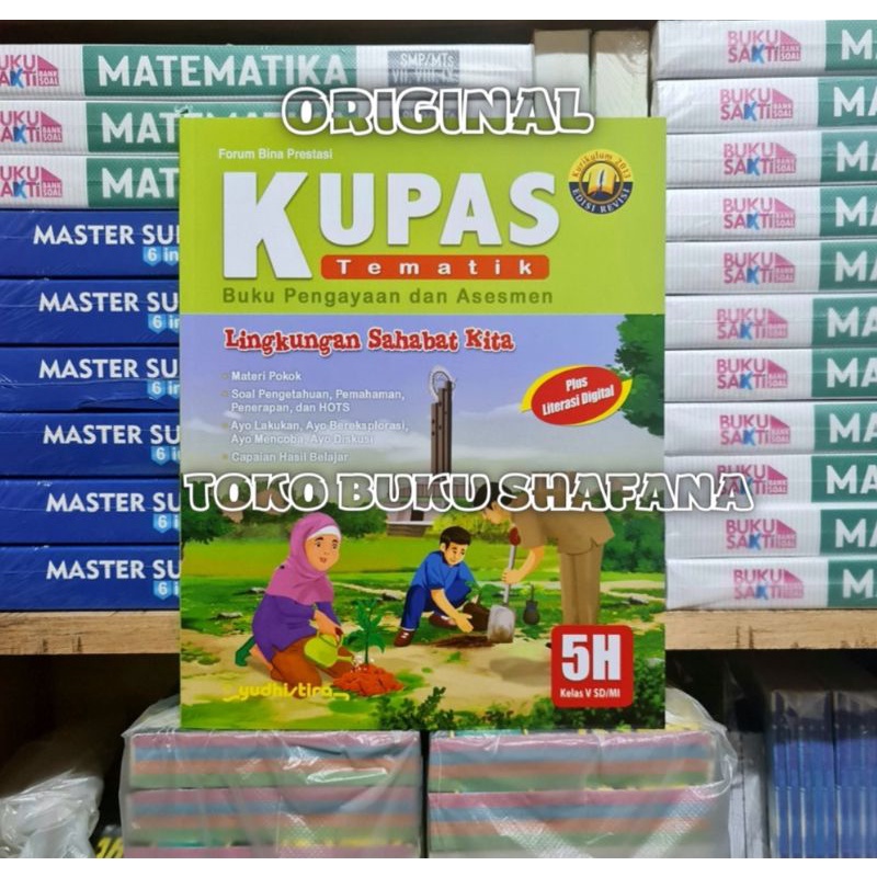 Paket Buku Kupas Tematik 5F 5G 5H 5I Kelas 5 SD Yudhistira K13 Edisi Revisi ( Harga 4 Buku )