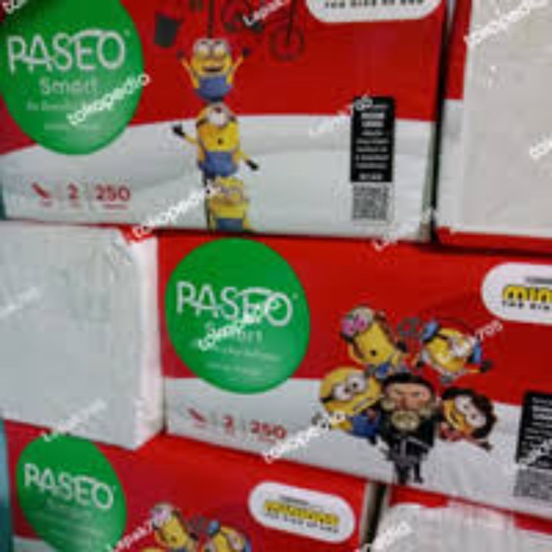 Paseo Smart Tisue Facial 250 sheet limited edision gambar minion