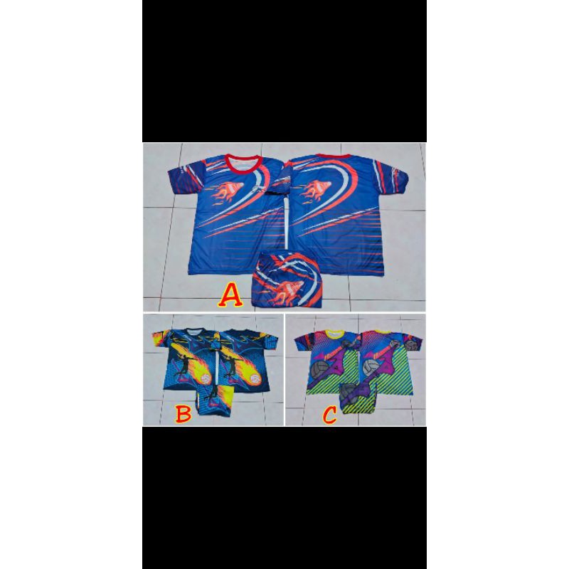 Kaos voli anak SD SMP