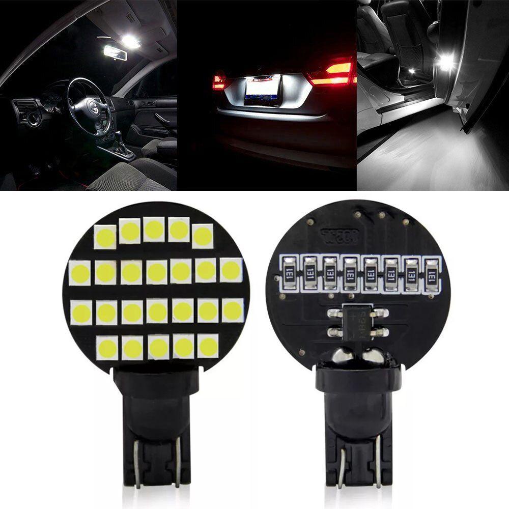 Preva 4Pcs Lampu Plat Nomor 4Pcs COB Super Terang3528 24SMD LED Dome Map