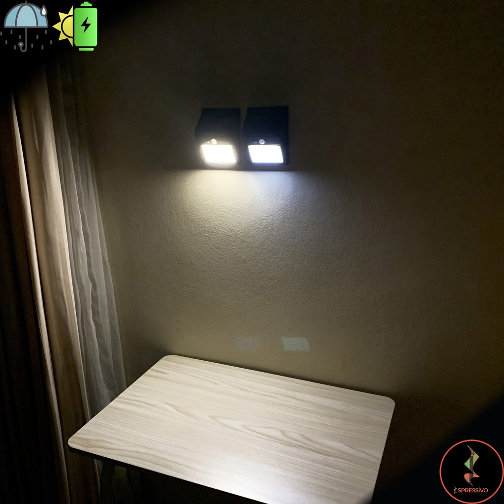 Lampu solar taman tenaga surya PIR Motion sensor gerak 40 LED