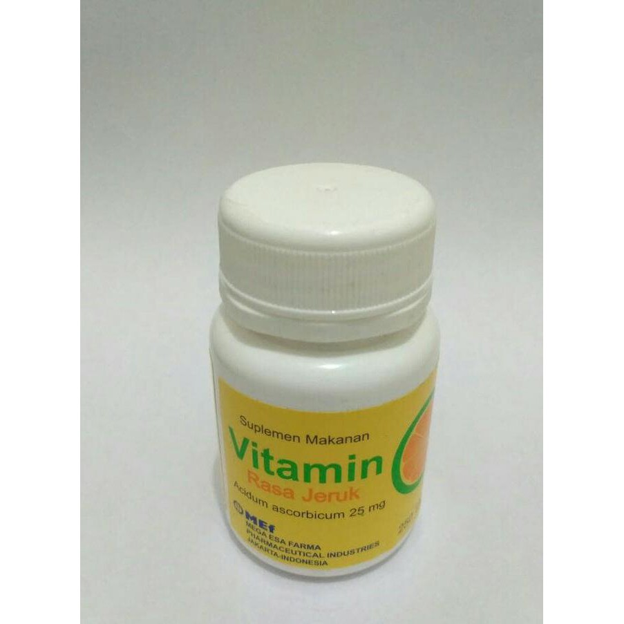 Multivitamin Vitamin C 25 mg harga botol isi 250 tablet  Shopee 