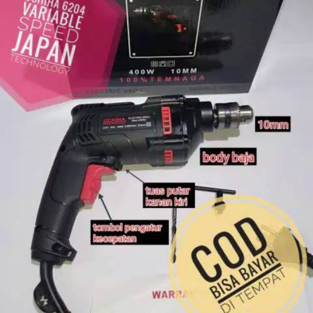 Mesin bor uchiha 6204