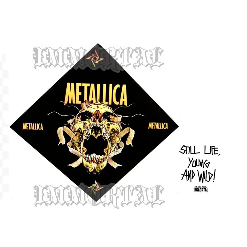 Slayer Bandana Segiempat Dewasa Distro Metallica Keren