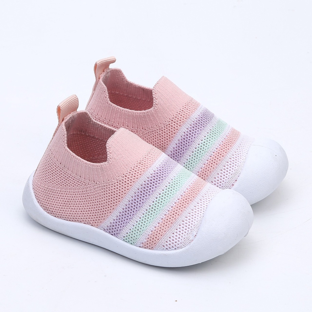 Sepatu Baby ukuran 17-21 Terkini Sneakers Anak Anak Baby Bayi Slop Model Terkini BY