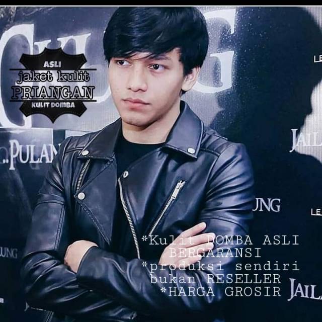 jaket kulit asli bergaransi kulit asli domba super model rock n roll termurah harga reseller