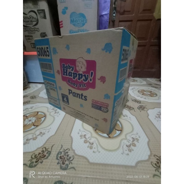 

isi 10 kardus/karton bekas pampers besar, merries, baby happy, random dan mix