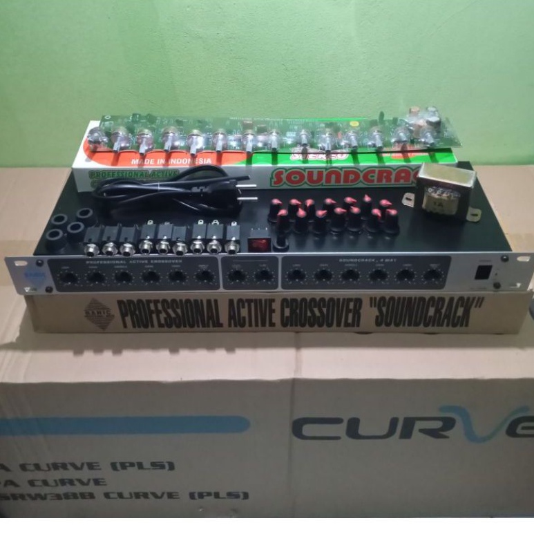 kit crossover 4 way stereo paket lengkap kit box asesorist trafo 1A ct 18