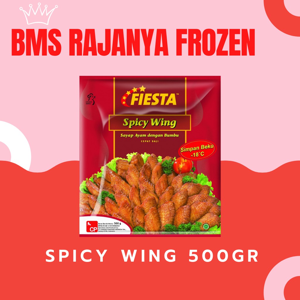 

Fiesta SPICY WINGS 500gr Termurah harga Grosir