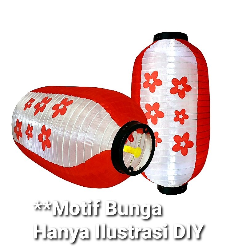 Lampion Lonjong Merah Putih DIY Dekorasi lampion Outdoor 17 Agustus