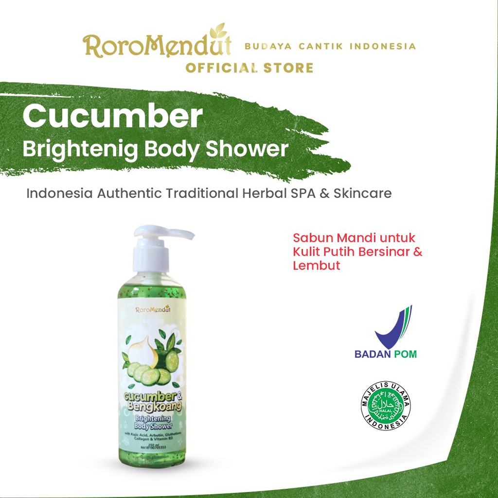 

Roro Mendut Cucumber & Bengkoang Brightening Body Shower