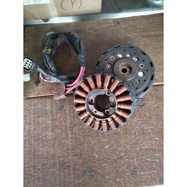 Magnet Spol ACG Starter Pengapian set CKP Vario 125 Old 2012-2014 KZR Original