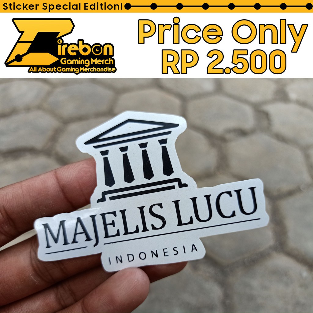 Sticker Stiker Majelis Lucu Indonesia Mli Shopee Indonesia