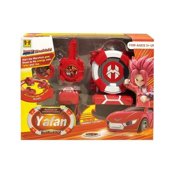  JAM  TANGAN MOBIL  ROY YAFAN POWER COIN BATTLE WATCH CAR 