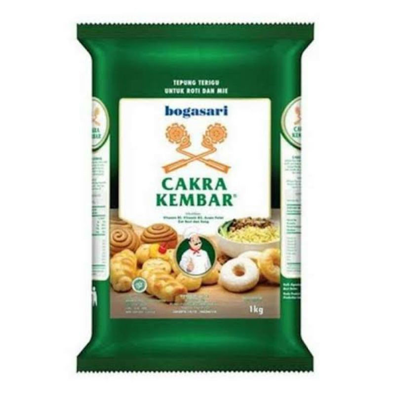 

Tepung Terigu Cakra Kembar 1 Kg