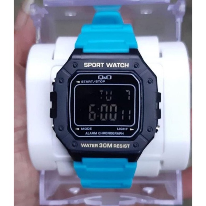 Jam Tangan QQ Digital Led Jam Tangan Rubber Sporty Terlaris