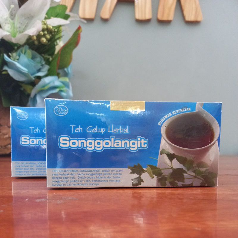 

TEH SONGGOLANGIT , Menghilangkan ,Mengobati , Sakit pinggang, nyeri sendi / Isi 20 Kantong.