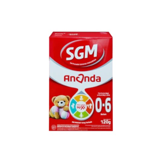 SGM Ananda Susu Formula Bayi Plain 0-6 Bulan (120gr)