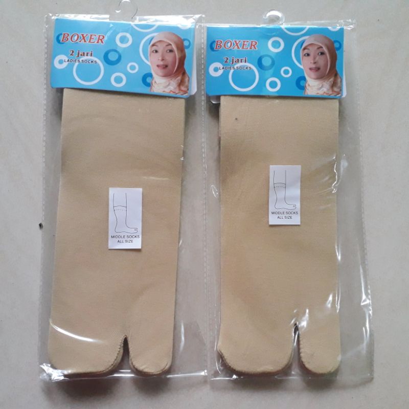 Kaos Kaki Stoking Jempol Tipis Polos Pendek Sedang Panjang Warna Kulit Coklat Krem Untuk Wanita