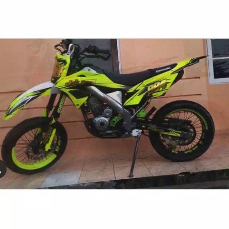 DECAL STIKER KLX/CRF/D TRACKER STABILO HOLOGRAM