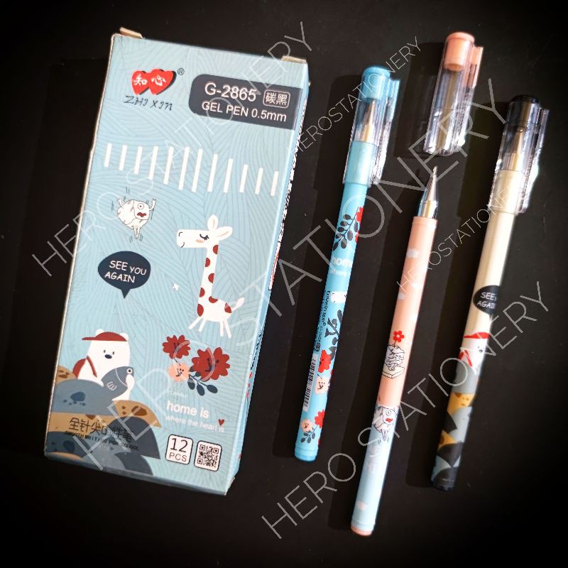 

Pen gel zhixin always happy 0.5 mm G-2865 . 12 unit