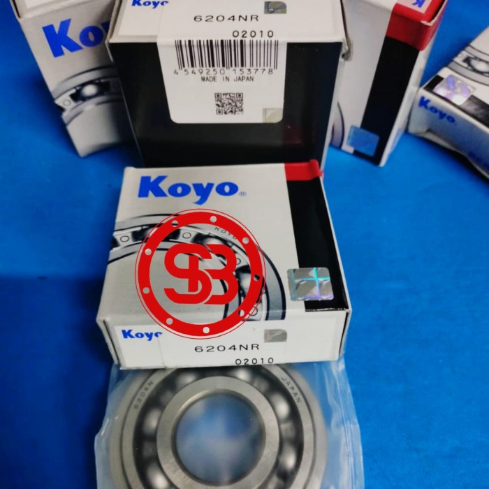 Bearing 6204 NR KOYO JAPAN ORIGINAL