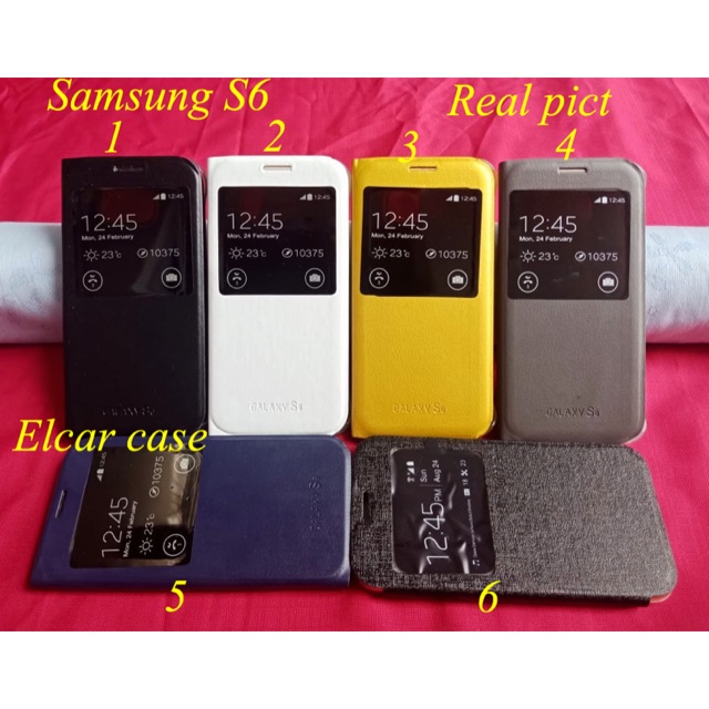 Flip cover case flipcover flip case samsung galaxy s6 flat samsung s6 biasa g9200 s920